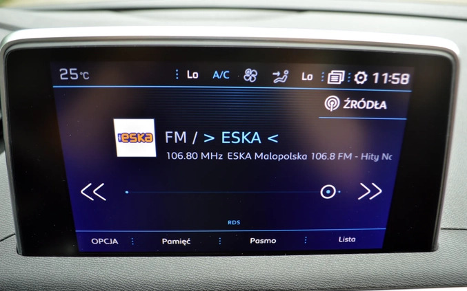 Peugeot 3008 cena 67900 przebieg: 181000, rok produkcji 2017 z Wieleń małe 529